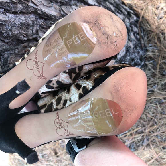Sam Edelman animal print calf hair heels size 6M - Picture 7 of 11